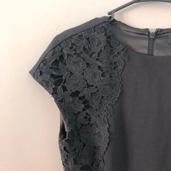Ted Baker London Fitted Black Lace Mini Dress Size 1 (US 4) - Picture 8 of 15